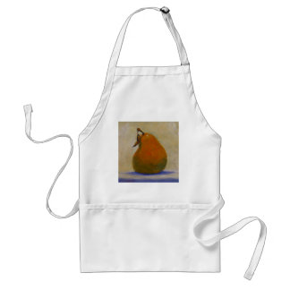 Yellow pear painting standard apron