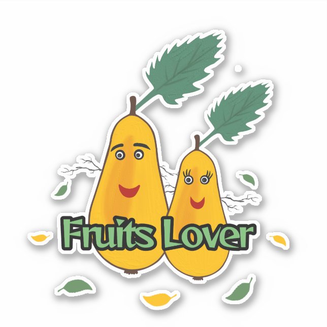 Yellow pears couple (Front)