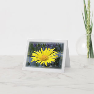 Yellow petals holiday card