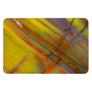 Yellow Petrified Wood Magnet
