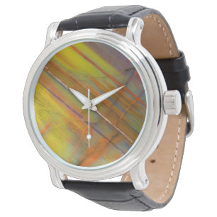 Yellow Petrified Wood Watch