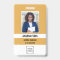 Yellow | Photo Employee Logo or QR CODE Security