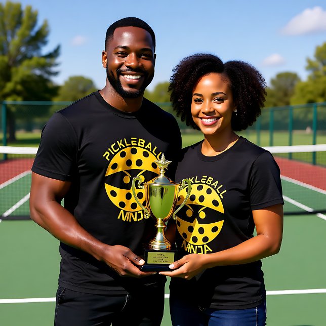 Yellow  Pickleball Ninja T-Shirt (Yellow Pickleball Ninja T-Shirt)