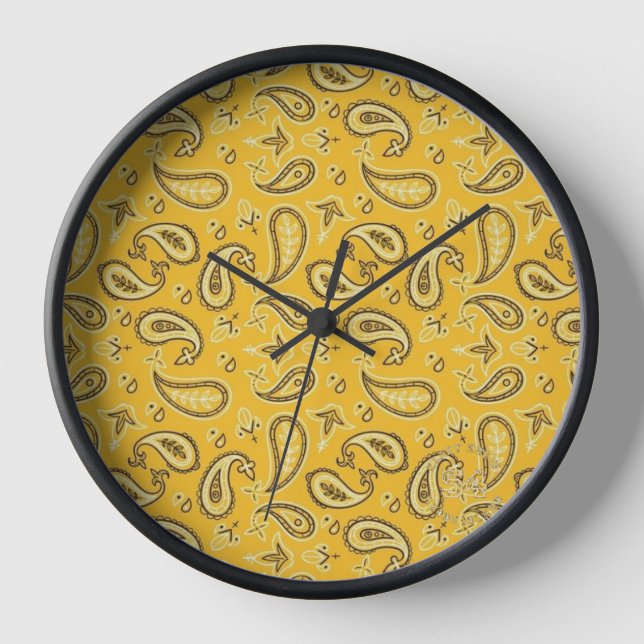 Yellow pillow clock (Front)