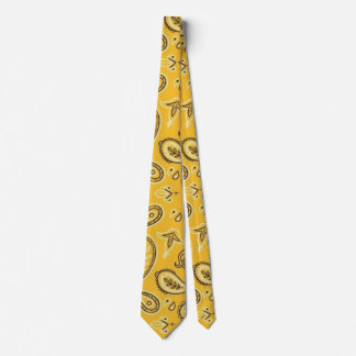 Yellow pillow tie
