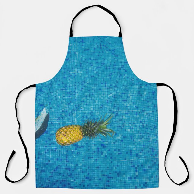 Yellow pineapple fruit apron (Front)