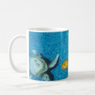 Yellow pineapple fruit coffee mug