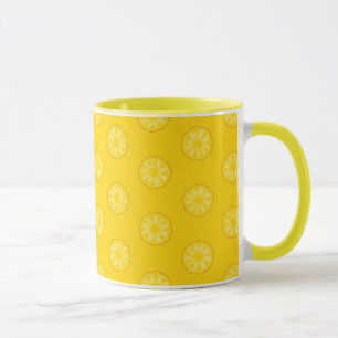 Yellow Pineapple Slices Pattern Mug