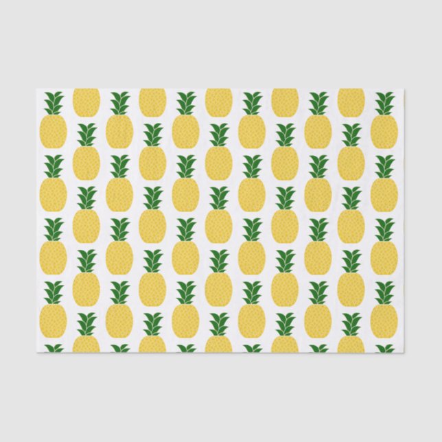 Yellow Pineapple Tissue Paper (Front)