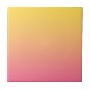 Yellow Pink Colour Ceramic Tile