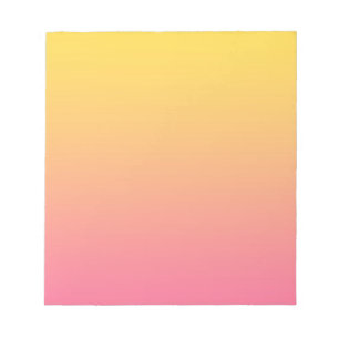 Yellow Pink Colour Notepad