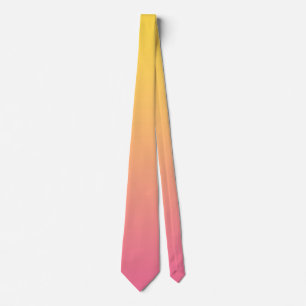 Yellow Pink Colour Tie