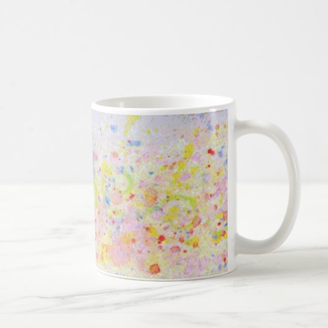 Yellow & Pink Dots - Mug (Right)
