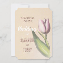 Yellow & Pink Elegant Tulip | Romantic Wedding In