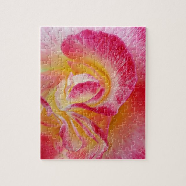 yellow pink petals jigsaw puzzle (Vertical)