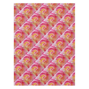 yellow pink petals tablecloth