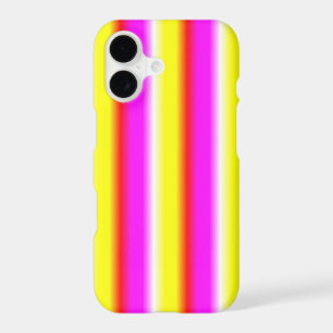 Yellow Pink Rainbow Stripes