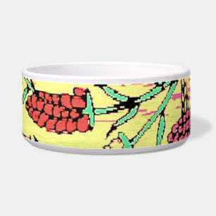 yellow, pink & red pattern