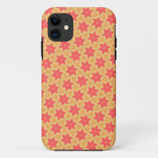 Yellow +Pink Stars Pattern iPhone 5 Case