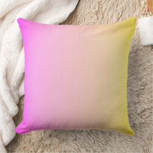 Yellow-pinkbly pillow