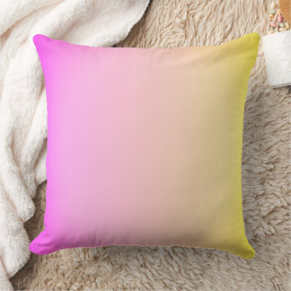 Yellow-pinkbly pillow