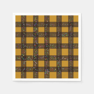 Yellow Plaid Napkin