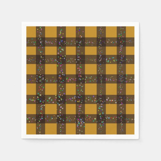 Yellow Plaid Napkin (Front)