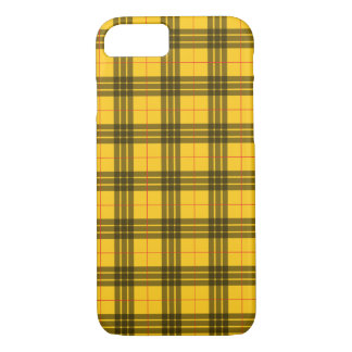 Yellow Plaid Pattern iPhone 8/7 Case