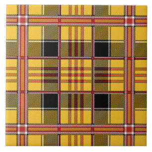 yellow plaid tile