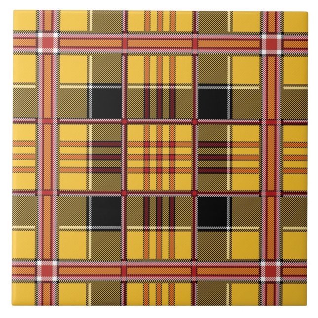 yellow plaid tile (Front)