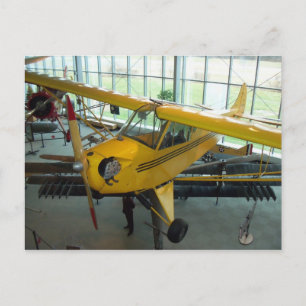 Yellow Plane.  College Park Aviation Museum Postcard
