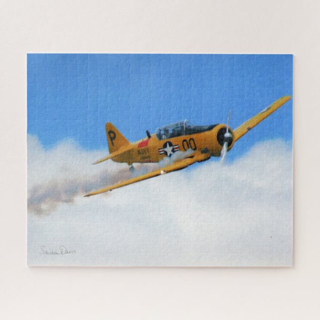 Yellow Plane Puzzle (Horizontal)