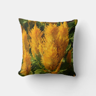 Yellow Plants Photo Throw Cushion 41 cm x 41 cm