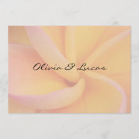 Yellow Plumeria Wedding