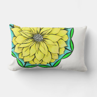 YELLOW POINSETTIA Lubar Pillow