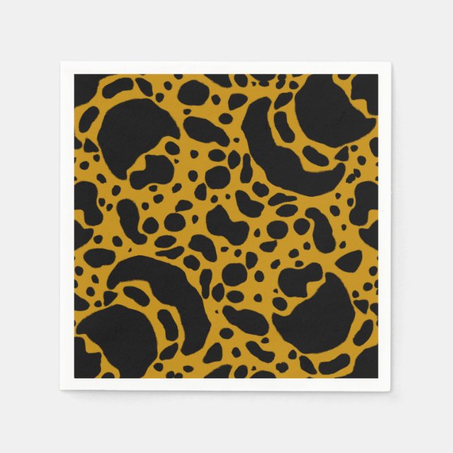 Yellow Poison Dart Frog Napkin (Front)
