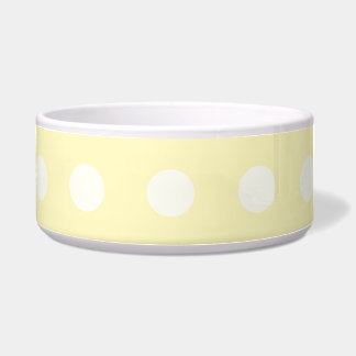 Yellow Poka Dots Bowl