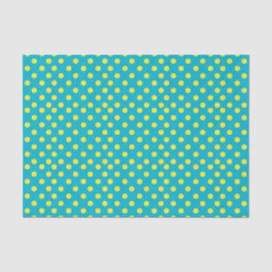 Yellow Polka Dots DIY Background Colours Tissue Paper