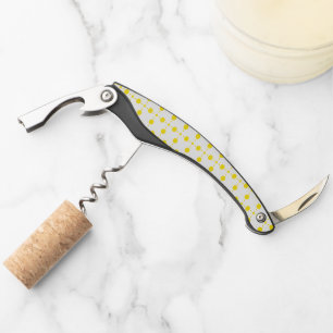Yellow Polka Dots, Polka Dot Pattern, Dots, Dotted Corkscrew