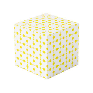 Yellow Polka Dots, Polka Dot Pattern, Dots, Dotted Cube
