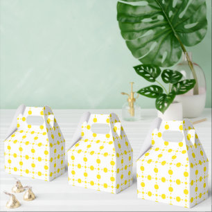 Yellow Polka Dots, Polka Dot Pattern, Dots, Dotted Favour Box