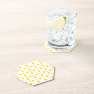 Yellow Polka Dots, Polka Dot Pattern, Dots, Dotted Paper Coaster