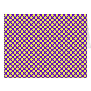 Yellow Polka Dots with Purple Background STaylor