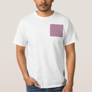 Yellow Polka Dots with Purple Background STaylor T-Shirt