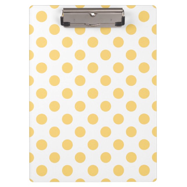 Yellow polkadots clipboard (Front)