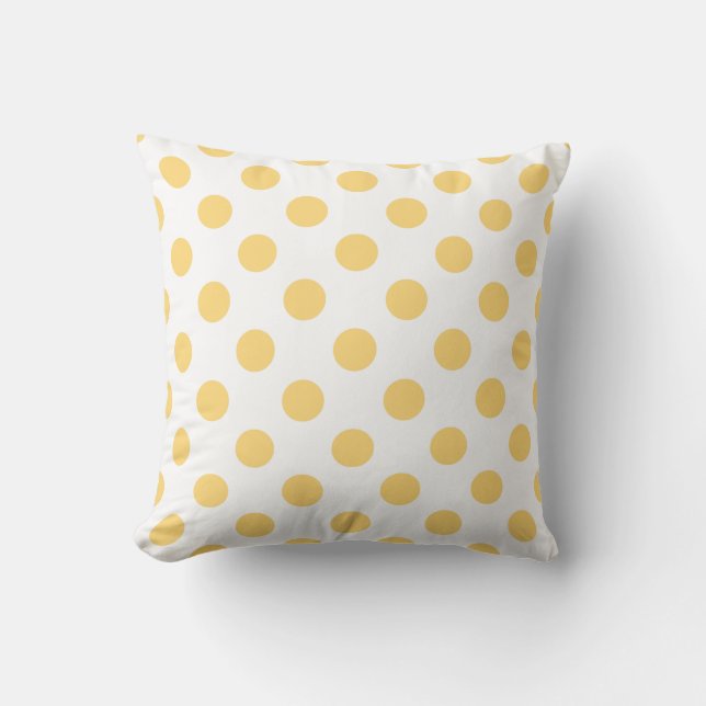 Yellow polkadots cushion (Front)
