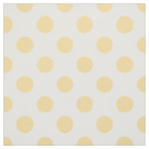 Yellow polkadots fabric