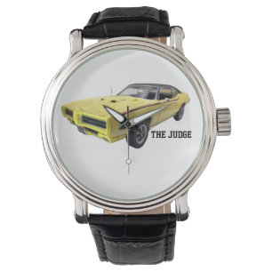 yellow Pontiac GTO - the Judge  Watch