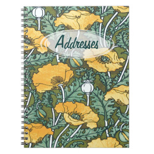 Yellow Poppy ~ Address Book