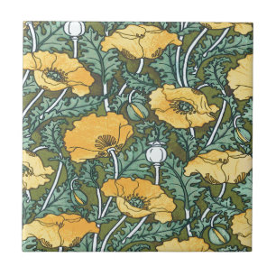 Yellow Poppy Tile